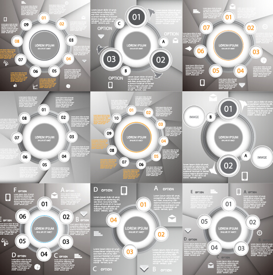 Business Infographic design créatif 1740 infographie creative business   