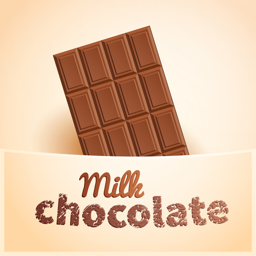 Leckere Schokoladen-Vektordesign 02 Schokolade Delicious   