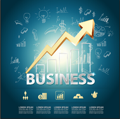 Finance Business template concept Vector 07 finance concept business template business   