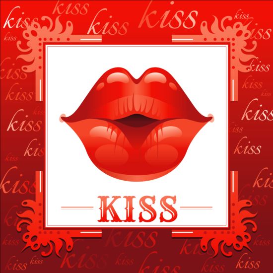 World Kiss Day creative background 03 Welt Kuss Kreativ Hintergrund   