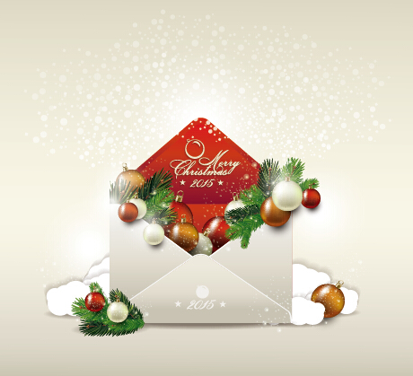2015 Weihnachtsumschlag glänzender Hintergrund Vektor 02 Weihnachten shiny Hintergrundvektor Hintergrund envelope   