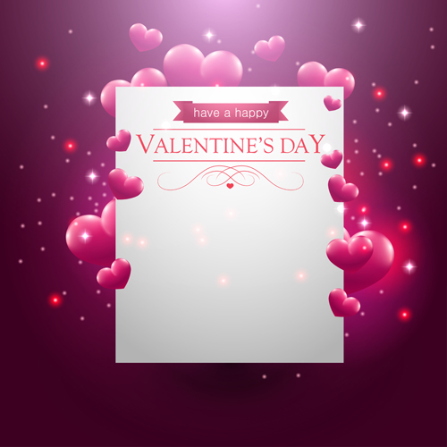 Rohes Papier mit Herz-Tageskarte Vektor Valentinstag tag papier Karte Herz blank   
