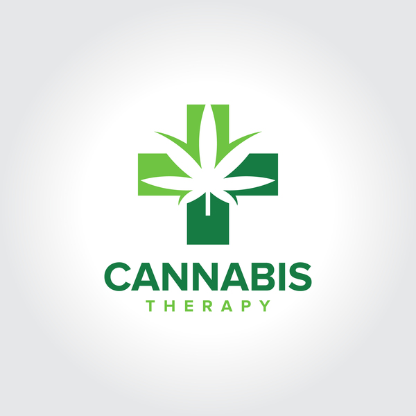 Cannabis-Therapie Logo Vektor 02 Therapie logo Cannabis   