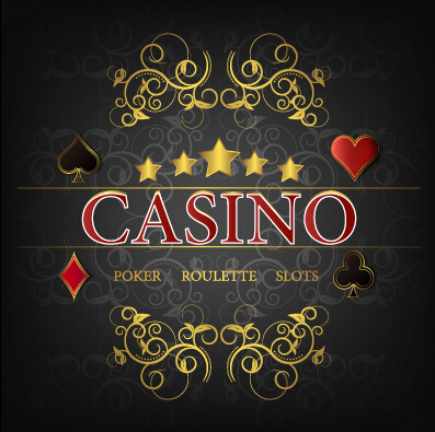 Casino-Plakat deckt Vektormaterial ab 04 poster cover casino   