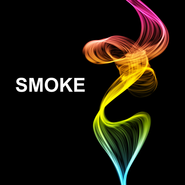 Vecteur coloré de fond abstrait de fumée 01 fumée coloré Abstrait   