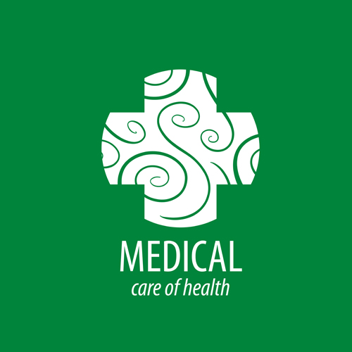 Logos de santé médicale verte de conception vecteur 01 santé Médical vert logos   