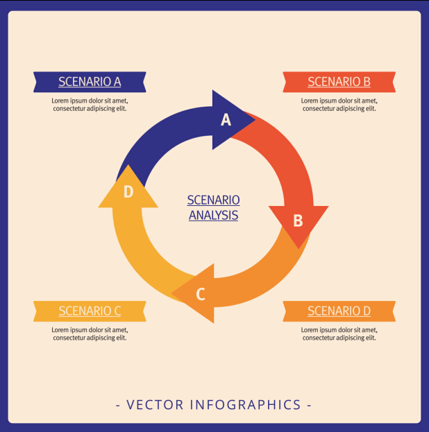 Vecteurs de modèles de matrice infographics 19 modèle matrice infographies   