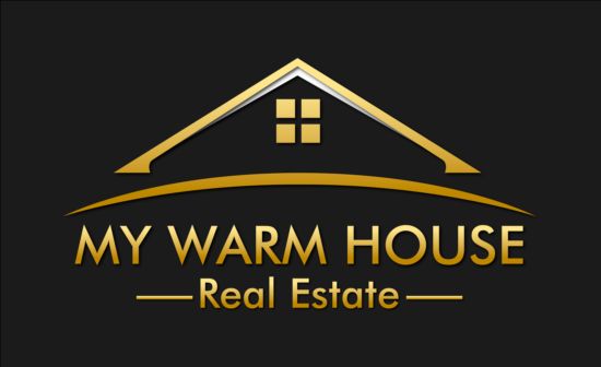 Mein warmes Hauslogo-Vektor warm logo Haus   