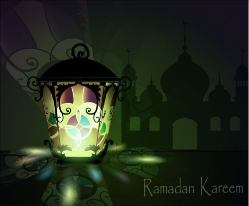 Ramadan Kareem avec beau fond de lanterne 09 ramadan lanterne kareem fond beau   