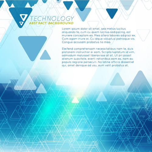 Triangle-Technologie abstrakter Hintergrund-Vektor 02 Technik Hintergrundvektor Dreieck abstrakter Hintergrund Abstrakter   