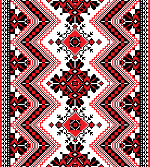 Modèles de broderie ukrainienne styles vecteur ensemble 02 ukrainien patterns broderie   