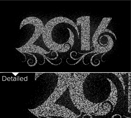2016 nouvelle année Design noir vecteur 07 nouvel an 2016   
