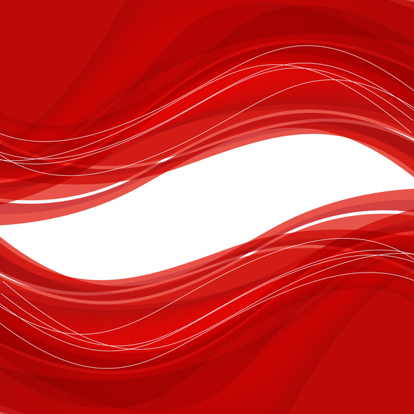 Fond rouge abstrait avec vecteur de vague vague rouge Abstrait   