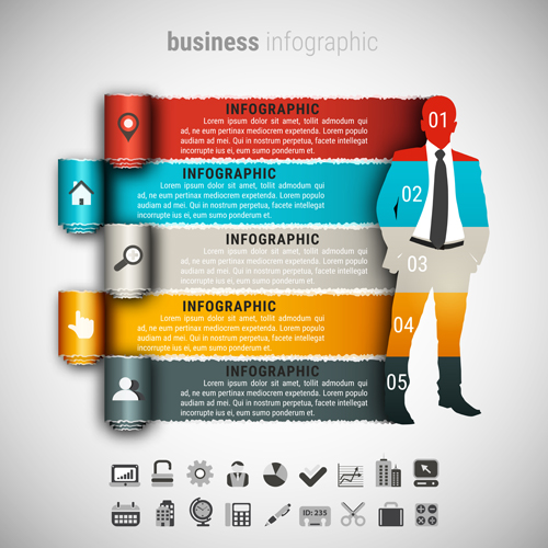 Business Infographic design créatif 3895 infographie design creative business   