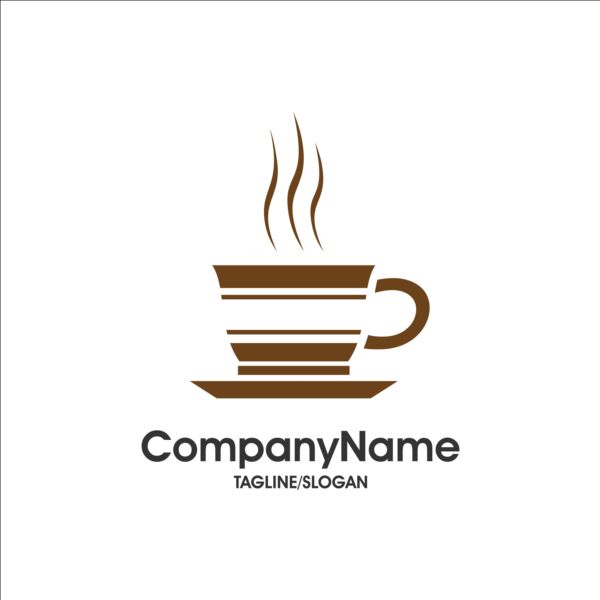 Creative café et café logos Design vecteur 05 logos Créatif cafe   