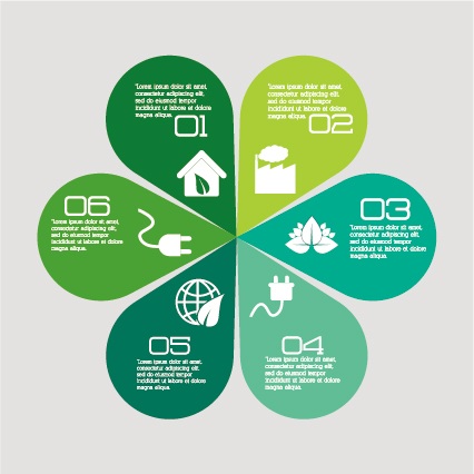 Ökologie und Energie-Infografiektorabbildung 08 Ökologie Infografik illustration énergie   