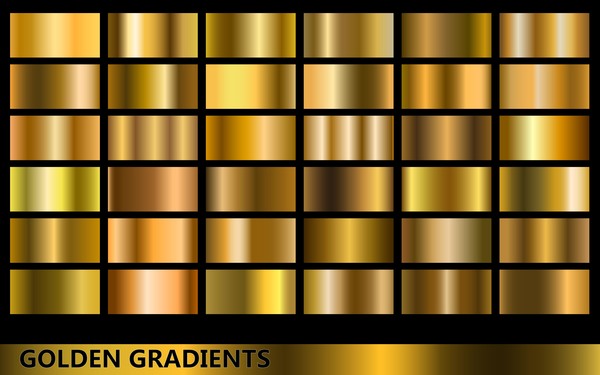 Goldgradientenmaterial Vektor 03 gold Gefälle   