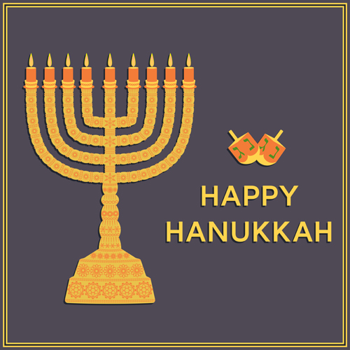 Glücklicher hanukkah Hintergrund mit Kerze vecotr 10 Kerze Hintergrund happy hanukkah   