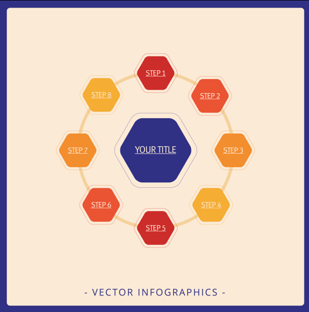 Vecteurs de modèle matriciel infographics 09 modèle matrice infographies   