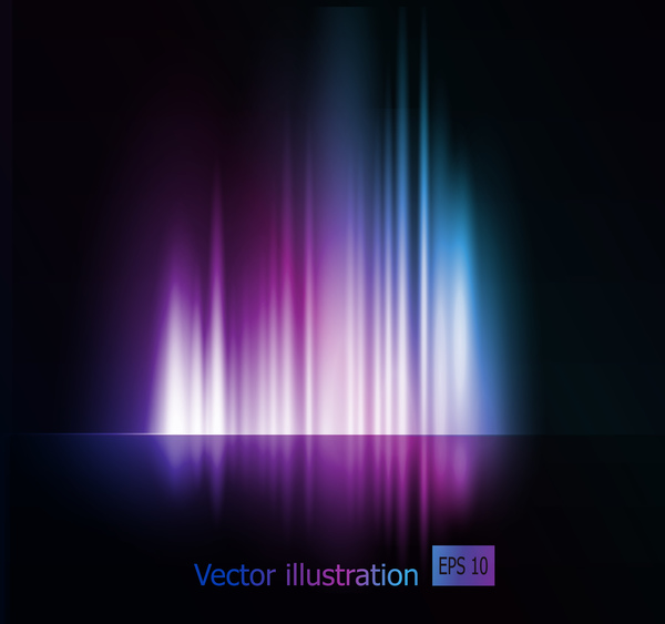 ノーザンライトベクトル抽象背景ベクトル03 背景 抽象的 北 光   
