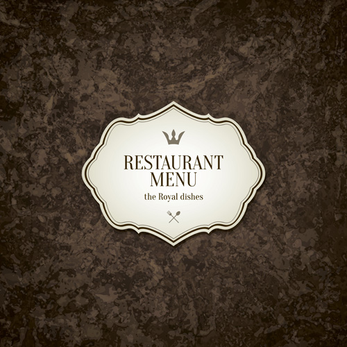 Menu restaurant rétro Design vectoriel restaurant police rétro menu conception   