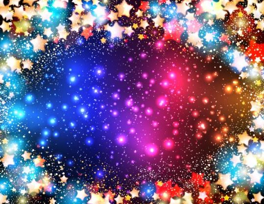 ハレーション背景ベクトル材料と輝く星11 輝く 背景 ハレーション スター   