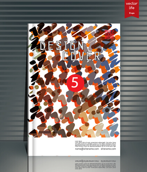 Couverture de livre Design moderne vecteur 09 moderne livre couverture   