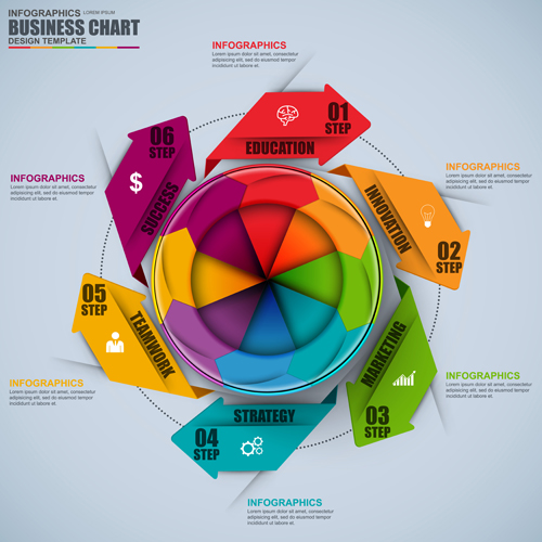 Business Infographic design créatif 4242 infographie creative business   