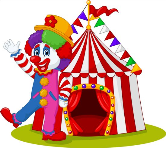 Matériel de vecteur de clown et de cirque 03 clown cirque   