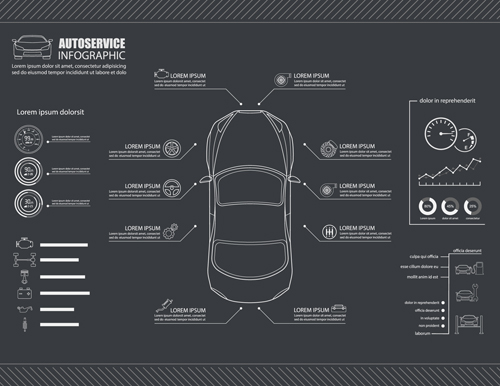 Conception infographique de voiture créative 09 voiture infographie Créatif   
