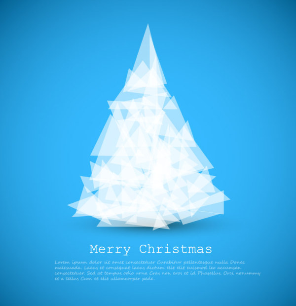 幾何学的形状クリスマスツリーの背景 形状 幾何学的形状 クリスマスツリー   