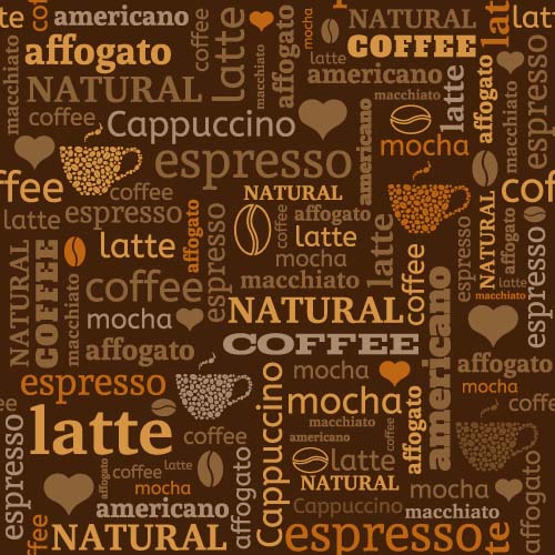 Vecteur de fond créatif de café naturel 03 fond Créatif cafe   