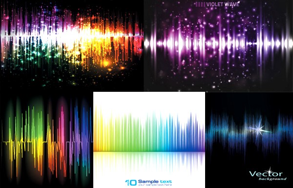 Glänzender Audio-Hintergrund-Vektor shiny audio   