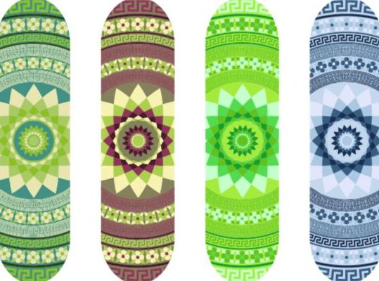 Skateboard-Designmaterial Vektor 12 skateboard material   