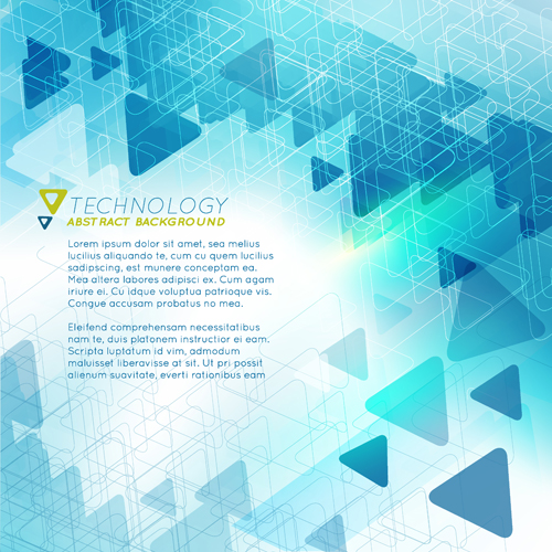Triangle technologie abstrait fond vecteur 01 vecteur de fond triangle technologie fond Abstrait   