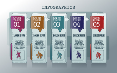 Bannières Vintage infographie template vecteurs ensemble 10 vintage infographie bannières   