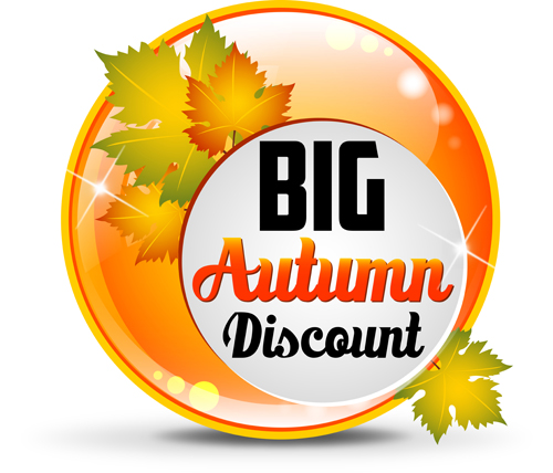 Grand rabais d’automne fond brillant fond discount brillant automne   