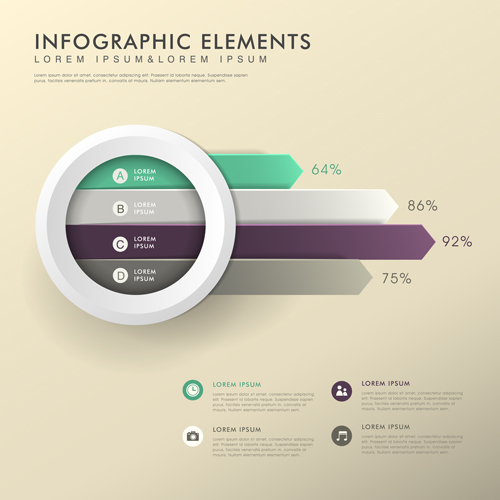 Business Infographic design créatif 1373 infographie creative business   
