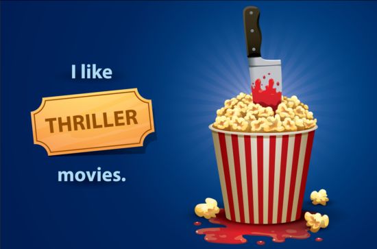 Fond de vecteur de cinéma et de popcorn 13 seaux popcorn fond cinema   