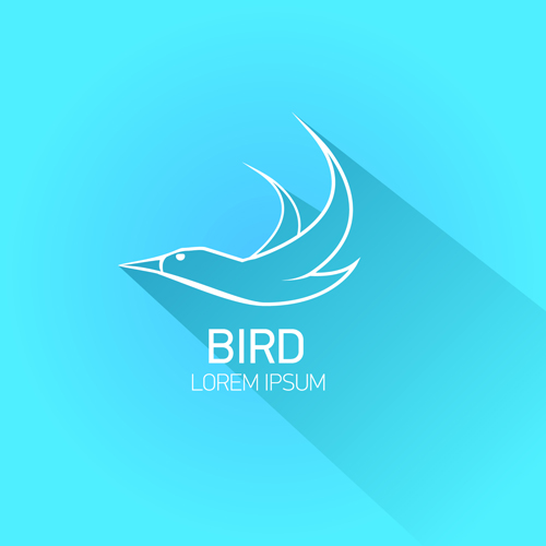 Les éléments de conception de logo d’oiseau classique vecteur 01 Oiseau logo éléments de conception element Classique   