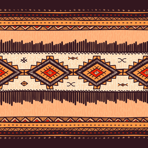 Ethnischer Stil Stammesmuster Grafik-Vektor 02 tribal Muster Ethnisch   