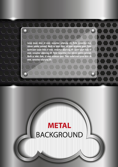 Vector set métal Mesh Background Graphics 06 metal maille métallique fond   