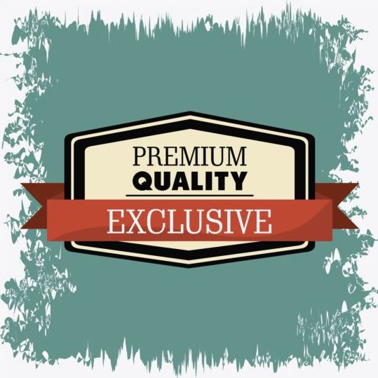 Vintage Premium et label de qualité vecteur 01 vintage qualité premium label   
