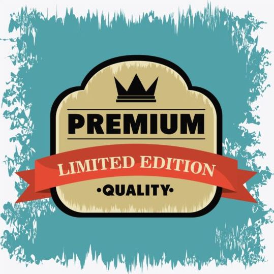 Vintage Premium-und Qualitäts-Etikettenvektor 11 vintage Qualität premium label   