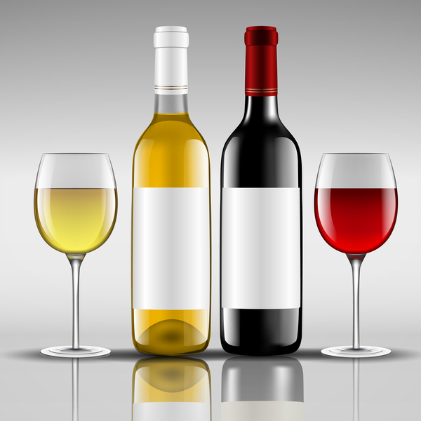 グラスカップ付きワインベクターデザイン04 ワイン ガラス カップ   