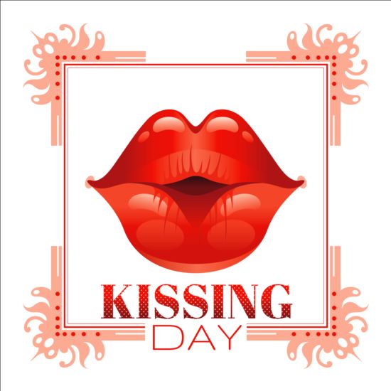 Monde de baiser de jour créatif de fond 01 monde fond Créatif baiser   