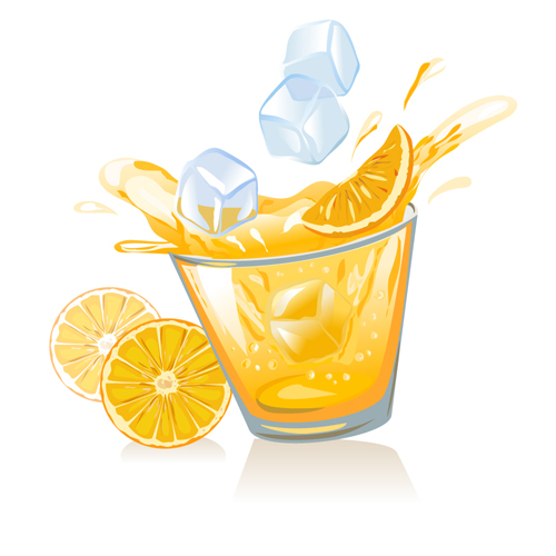 レモン汁素材ベクターセット01 レモン シューズ   