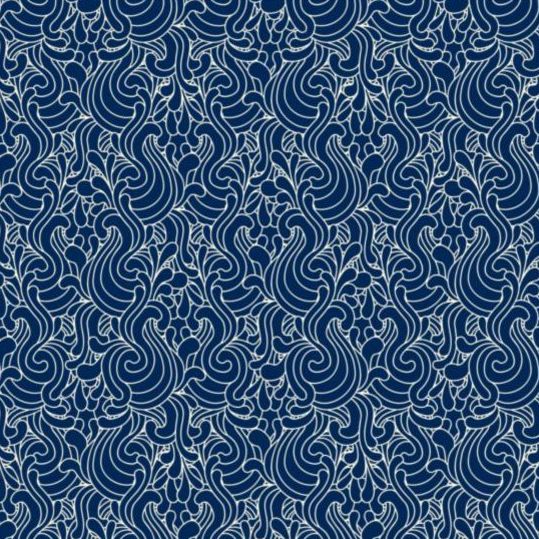 Décor bleu motif Seamless vecteurs 06 sans soudure modèle decor Bleu   