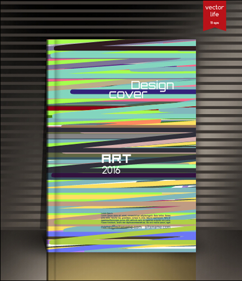 Buchcover moderner Design-Vektor 08 modern cover Buch   