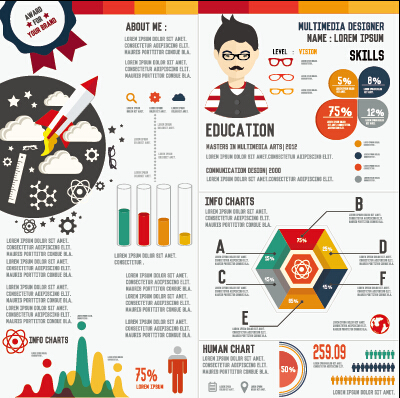 Business Infographic design créatif 2074 infographie creative business   